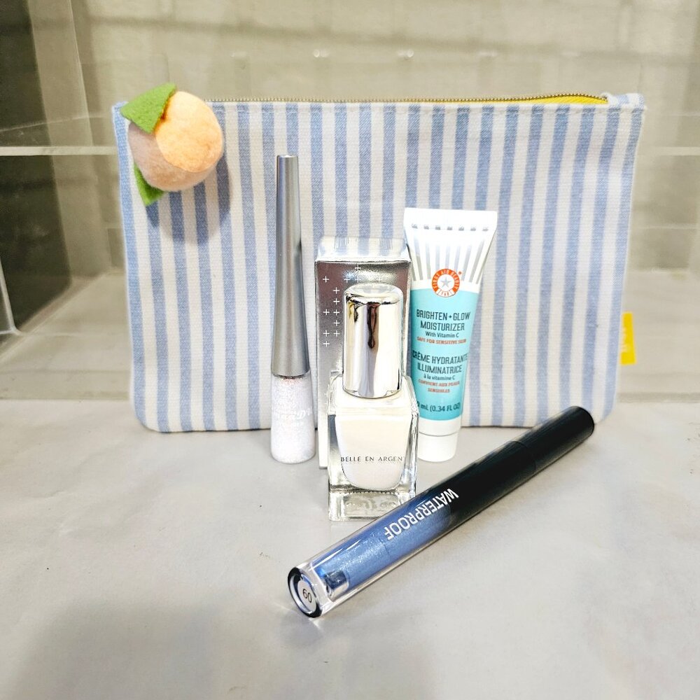 Makeup Set Bag Belle En Argent Polish MCO Trend Color Serum Liner Skincare